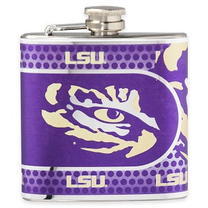 LSU Tigers --- Stainless Steel Flask