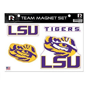 LSU Tigers --- Team Magnet Set