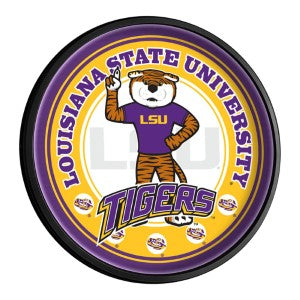 LSU Tigers (Mike the Tiger) --- Round Slimline Lighted Wall Sign
