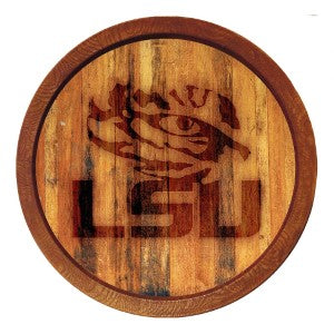 LSU Tigers (branded) --- Faux Barrel Top Sign