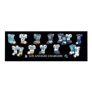 Los Angeles Chargers --- Legacy Uniform Plaque