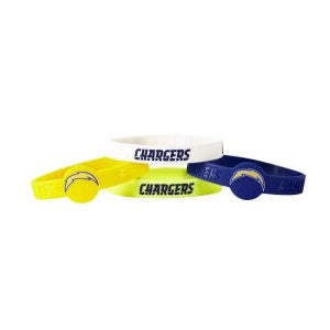Los Angeles Chargers --- Silicone Bracelets 4-pk