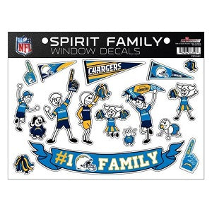 Los Angeles Chargers --- Spirit Family Window Decal