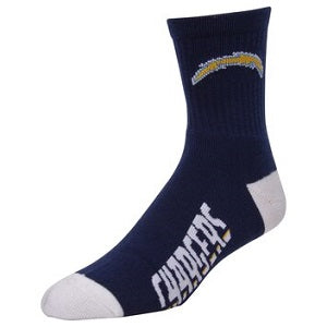 Los Angeles Chargers --- Team Color Crew Socks