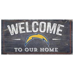 Los Angeles Chargers --- Welcome to Our Home Sign
