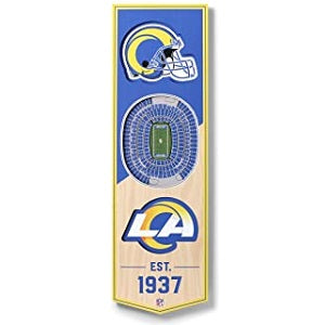 Los Angeles Rams --- 3-D StadiumView Banner - Small