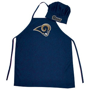 Los Angeles Rams --- Apron and Chef Hat