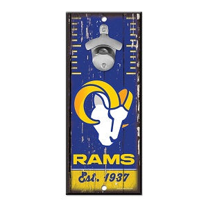 Los Angeles Rams --- Bottle Opener Sign