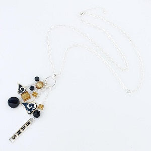 Los Angeles Rams --- Cluster Necklace
