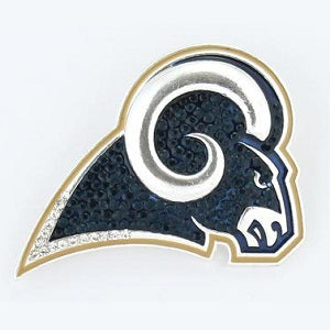 Los Angeles Rams --- Crystal Logo Pin