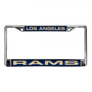 Los Angeles Rams --- Laser Cut License Plate Frame