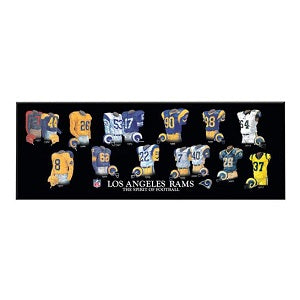 Los Angeles Rams --- Legacy Uniform Plaque