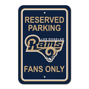 Los Angeles Rams --- Reserved Parking Sign