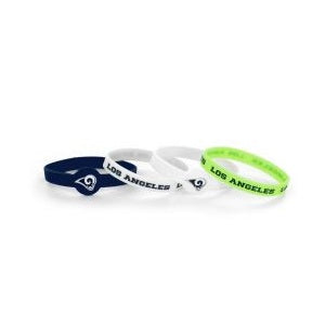 Los Angeles Rams --- Silicone Bracelets 4-pk