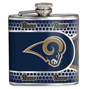 Los Angeles Rams --- Stainless Steel Flask