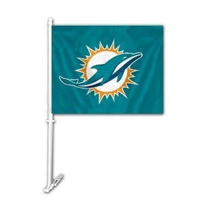 Miami Dolphins --- Car Flag