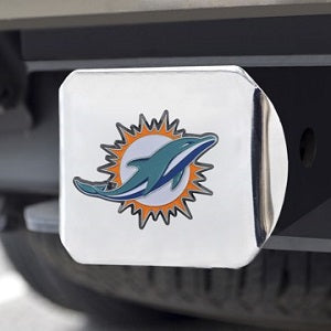 Miami Dolphins --- Chrome Hitch Cover