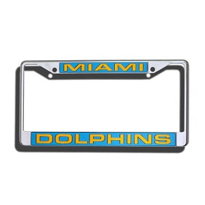 Miami Dolphins --- Laser Cut License Plate Frame