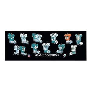Miami Dolphins --- Legacy Uniform Plaque