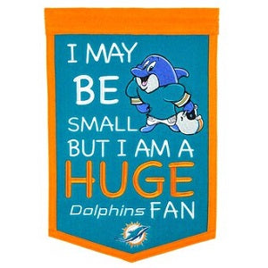 Miami Dolphins --- Lil Fan Traditions Banner