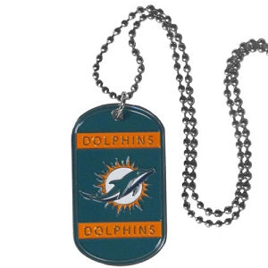 Miami Dolphins --- Neck Tag Necklace