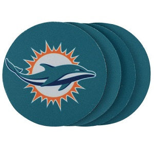 Miami Dolphins --- Neoprene Coasters 4-pk