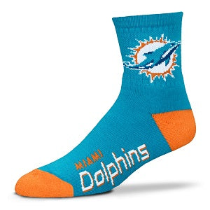 Miami Dolphins --- Team Color Crew Socks