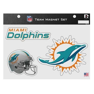 Miami Dolphins --- Team Magnet Set