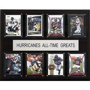 Miami Hurricanes --- All-Time Greats Plaque