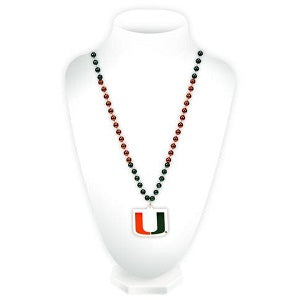 Miami Hurricanes --- Mardi Gras Beads