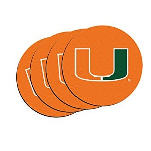 Miami Hurricanes --- Neoprene Coasters 4-pk