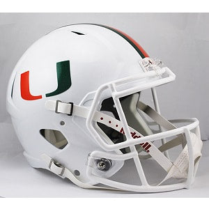 Miami Hurricanes --- Riddell Speed Full-Size Helmet