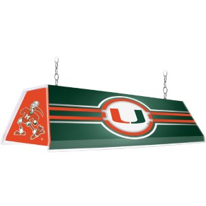 Miami Hurricanes (green) --- Edge Glow Pool Table Light