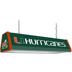 Miami Hurricanes (green) --- Standard Pool Table Light