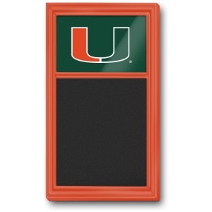 Miami Hurricanes (orange-green) --- Chalk Note Board