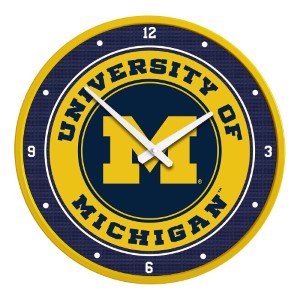 Michigan Wolverines --- Modern Disc Wall Clock