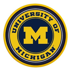 Michigan Wolverines --- Modern Disc Wall Sign