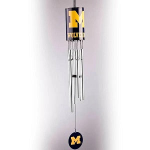 Michigan Wolverines --- Barrel Wind Chime