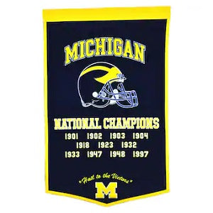 Michigan Wolverines --- Dynasty Banner