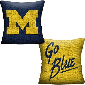 Michigan Wolverines --- Invert Woven Pillow