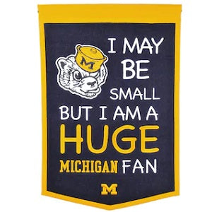 Michigan Wolverines --- Lil Fan Traditions Banner