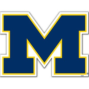Michigan Wolverines --- 12in Logo Magnet