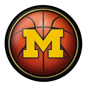 Michigan Wolverines (basketball) --- Modern Disc Wall Sign