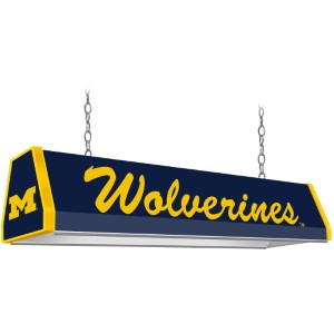 Michigan Wolverines (script) --- Standard Pool Table Light