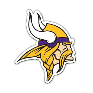 Minnesota Vikings --- 12in Logo Magnet
