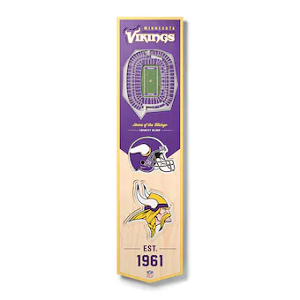 Minnesota Vikings --- 3-D StadiumView Banner - Large