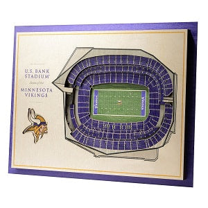 Minnesota Vikings --- 5-Layer StadiumView Wall Art