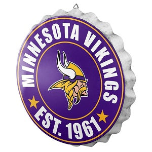 Minnesota Vikings --- Bottle Cap Sign