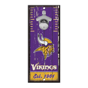 Minnesota Vikings --- Bottle Opener Sign