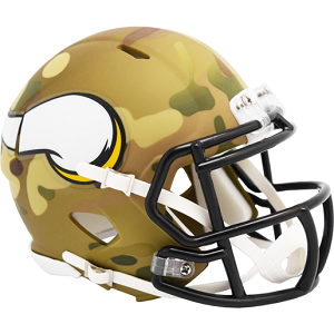 Minnesota Vikings --- Camo Mini Helmet